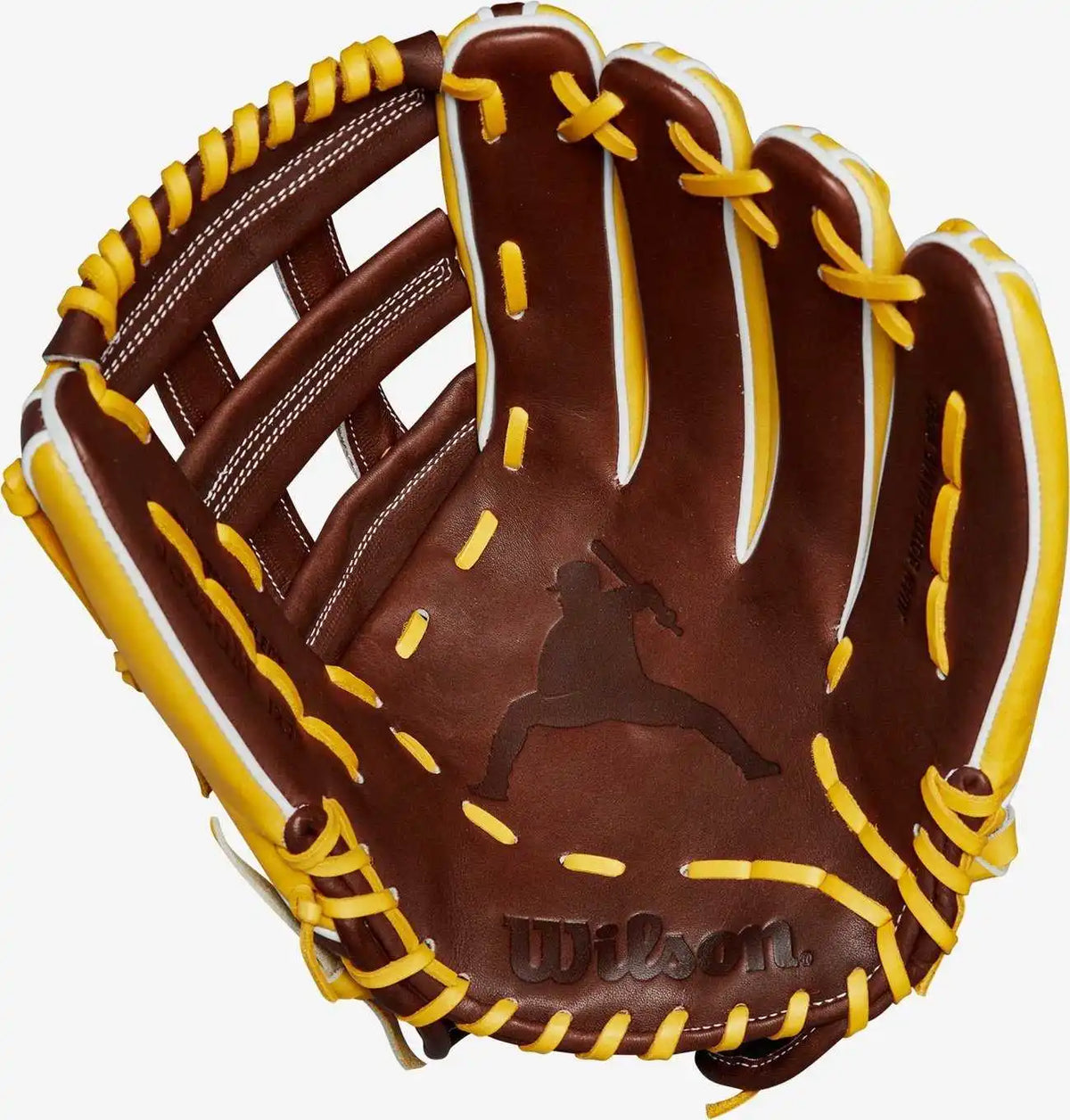 Wilson A2k Js22 Juan Soto Gm 12.75’’ Outfield Glove Yellow Brown