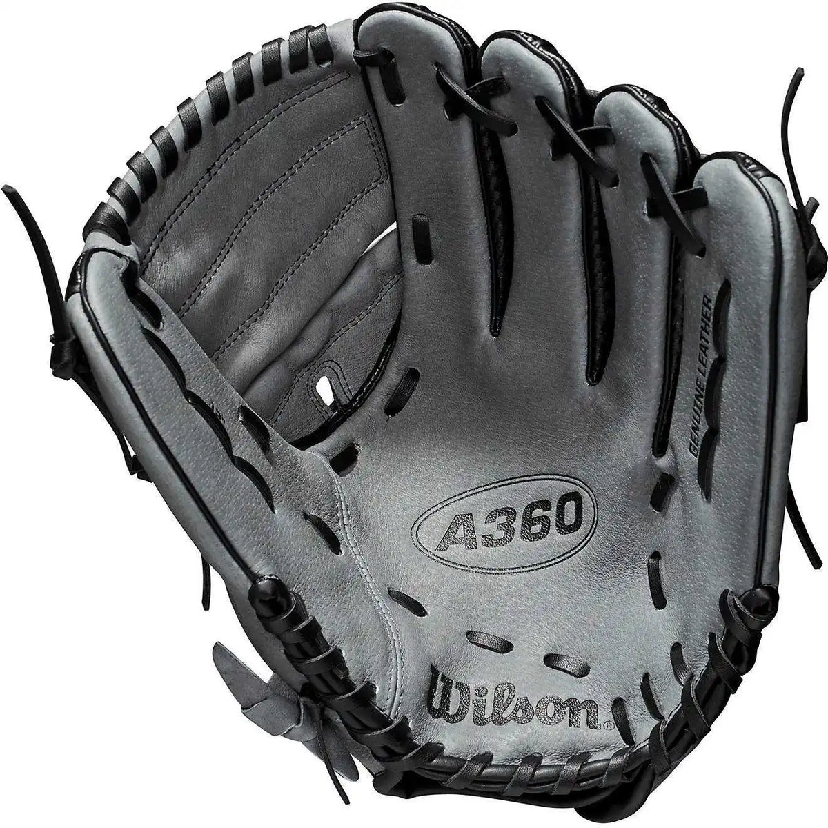 Wilson A360 12.00’’ Utility Baseball Glove - Black Gray