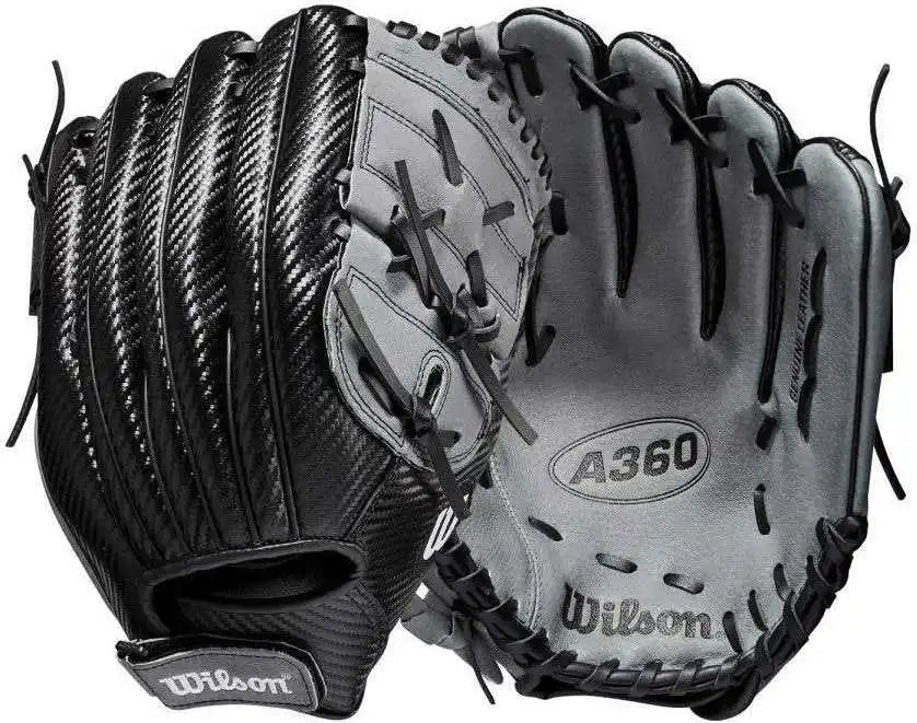Wilson A360 12.00’’ Utility Baseball Glove - Black Gray
