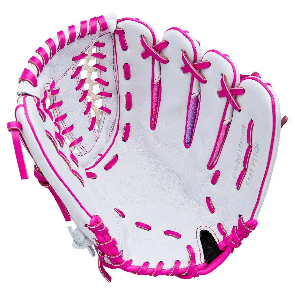 Wilson A440 Flash 12.00’’ Youth Fastpitch Utility Glove Wbw103987 - White Flamingo - Pink / Right Throw