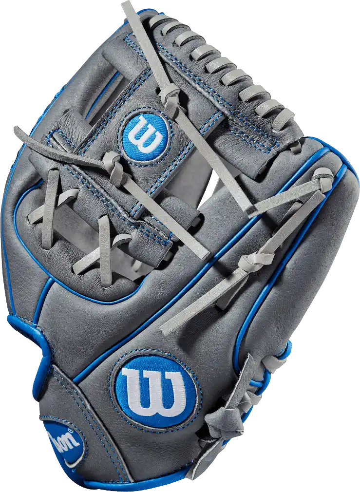 Wilson A450 10.75’’ Youth Infield Gloves- Gray Royal - Right Throw