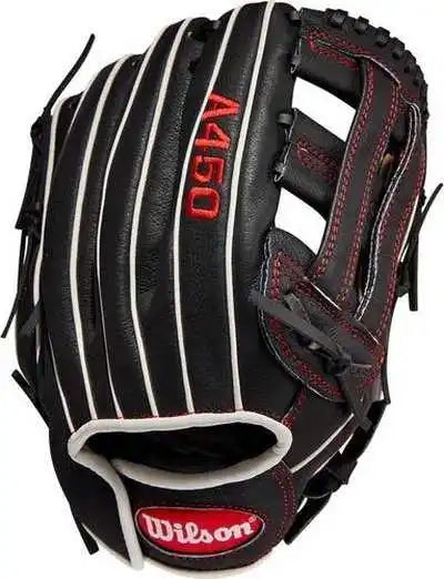 Wilson A450 11.00’’ Youth Infield Gloves - Black Blonde