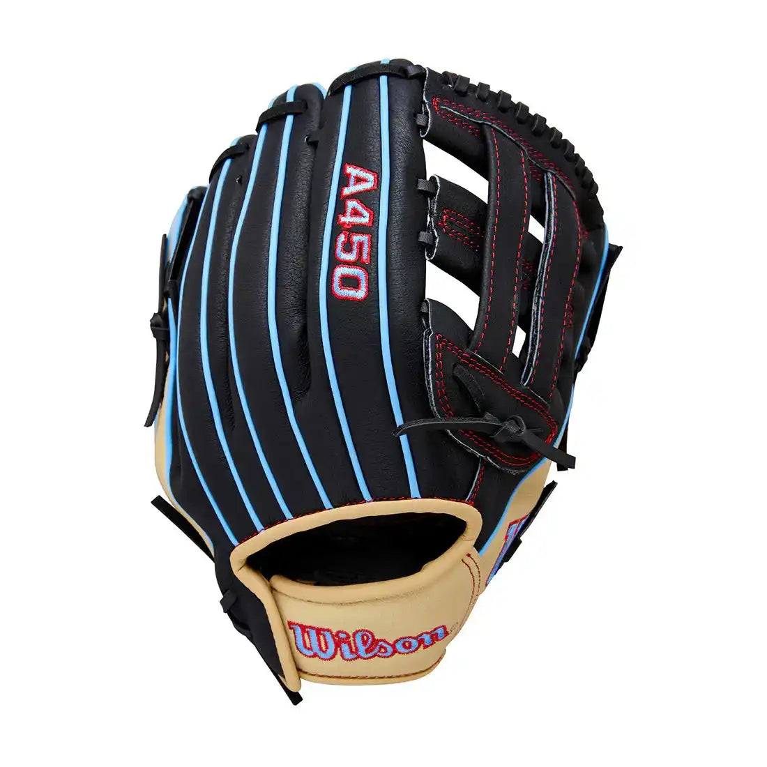 Wilson A450 11.00’’ Youth Infieldglove Wbw10397811 - Black Red
