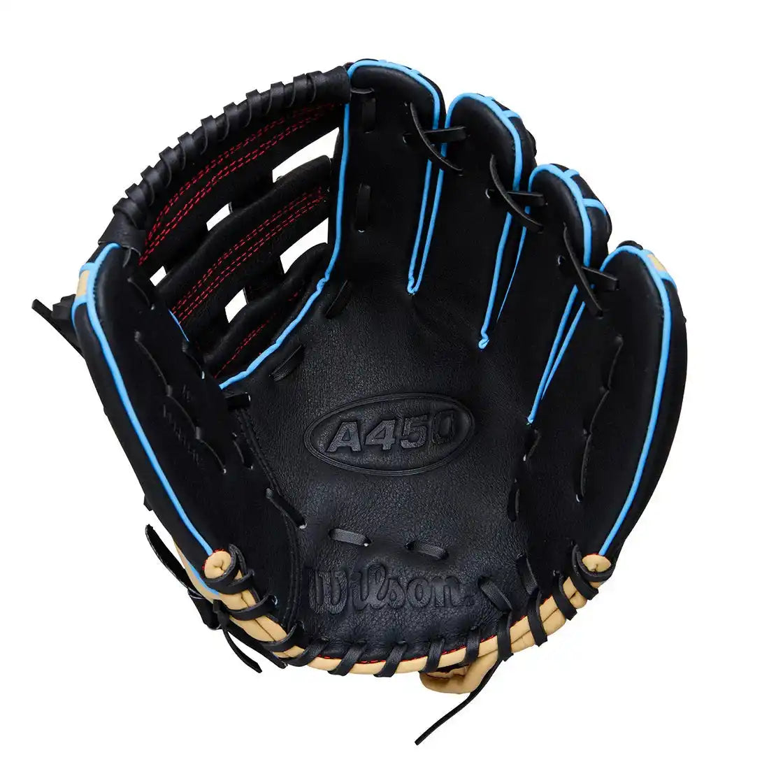 Wilson A450 11.00’’ Youth Infieldglove Wbw10397811 - Black Red
