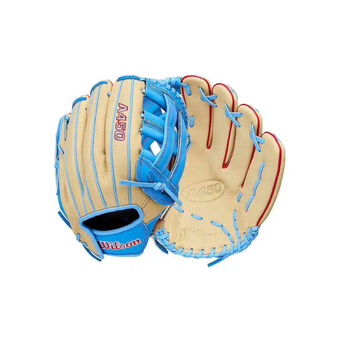 Wilson A450 12.00’’ Youth Utility Glove Wbw10398212- Blonde Red