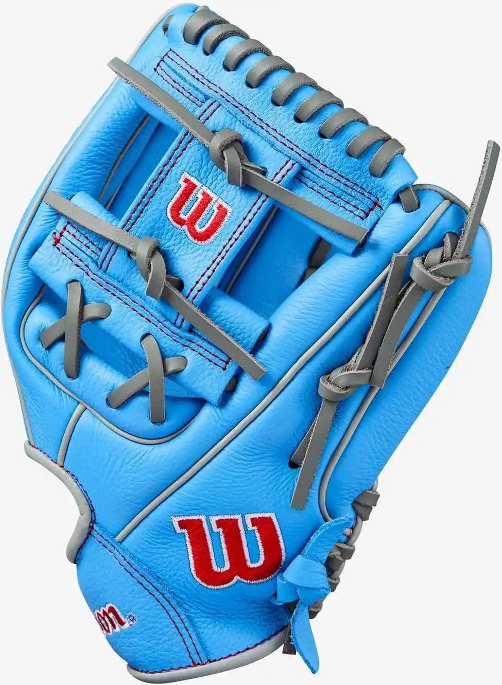 Wilson A500 11.00’’ Infield Baseball Glove - Blue Grey Red