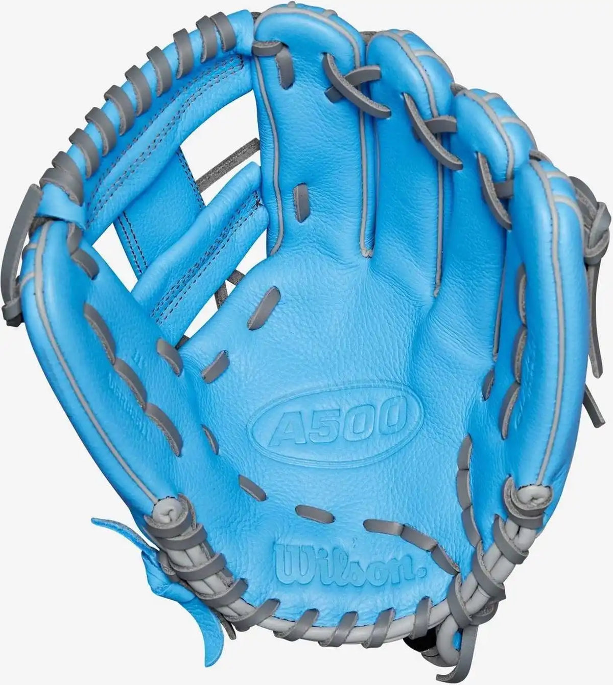 Wilson A500 11.00’’ Infield Baseball Glove - Blue Grey Red