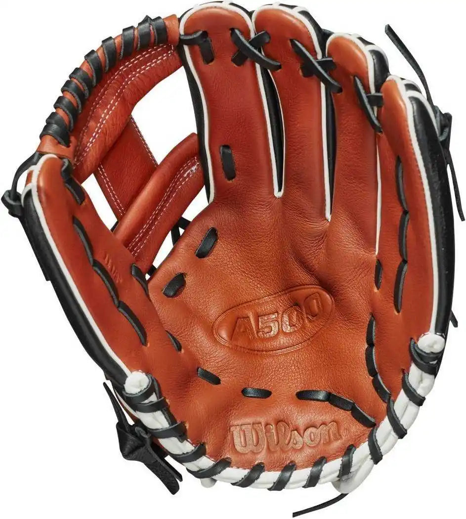 Wilson A500 11.50’’ Infield Baseball Glove - Black Red