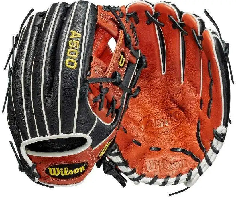 Wilson A500 11.50’’ Infield Baseball Glove - Black Red