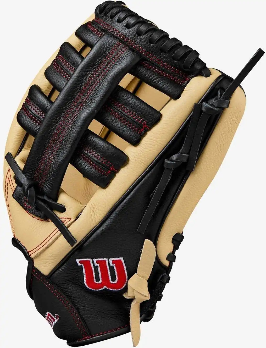 Wilson A500 12.50’’ Outfield Baseball Glove - Blonde Red Black