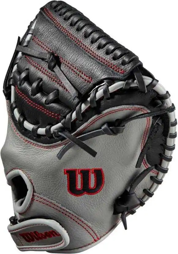 Wilson A500 32.00’’ Catcher’s Baseball Mitt - Gray Black - Right Throw