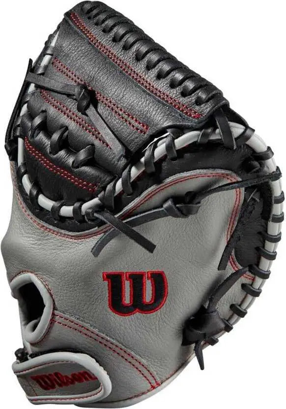 Wilson A500 32.00’’ Catcher’s Baseball Mitt - Gray Black - Right Throw