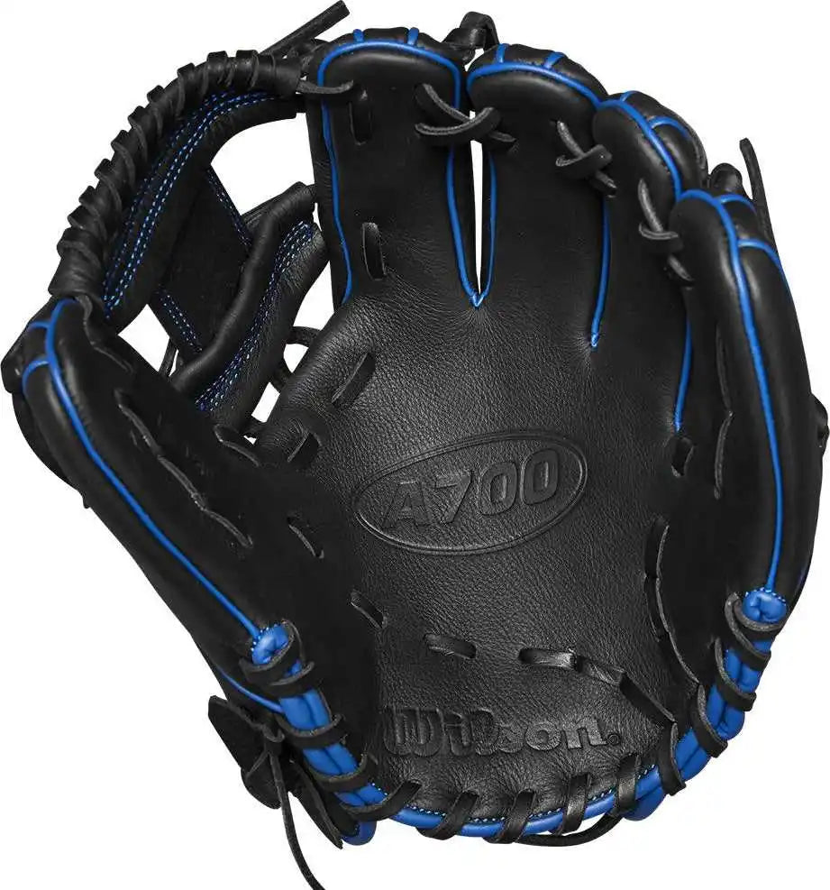 Wilson A700 11.25’’ Youth Utility Glove Wbw1014261125 - Black Royal - Right Throw
