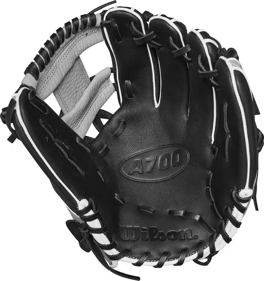 Wilson A700 11.50’’ Youth Utility Glove Wbw101427115 - Black Silver - Cork / Right Throw