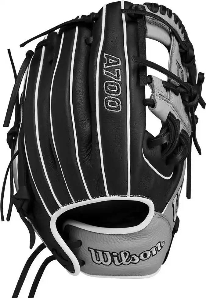 Wilson A700 11.50’’ Youth Utility Glove Wbw101427115 - Black Silver - Cork / Right Throw