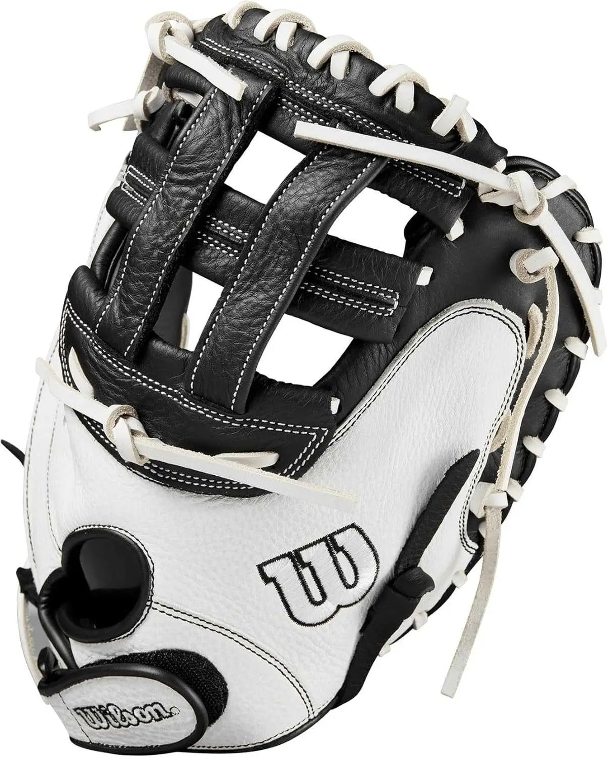 Wilson A700 33.00’’ Fastpitch Catcher’s Mitt - Black White - Right Throw