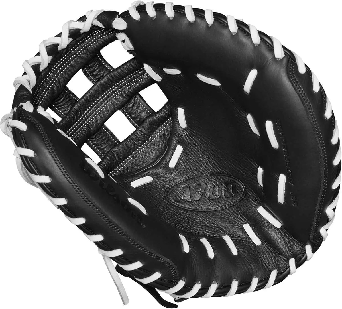 Wilson A700 33.00’’ Fastpitch Catcher’s Mitt - Black White - Right Throw