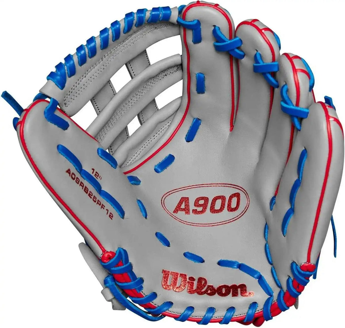 Wilson A900 Pf12 12.00’’ Utility Gloves Wbw10257 - Gray Royal Red