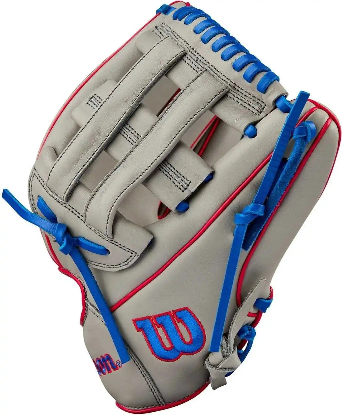 Wilson A900 Pf12 12.00’’ Utility Gloves Wbw10257 - Gray Royal Red