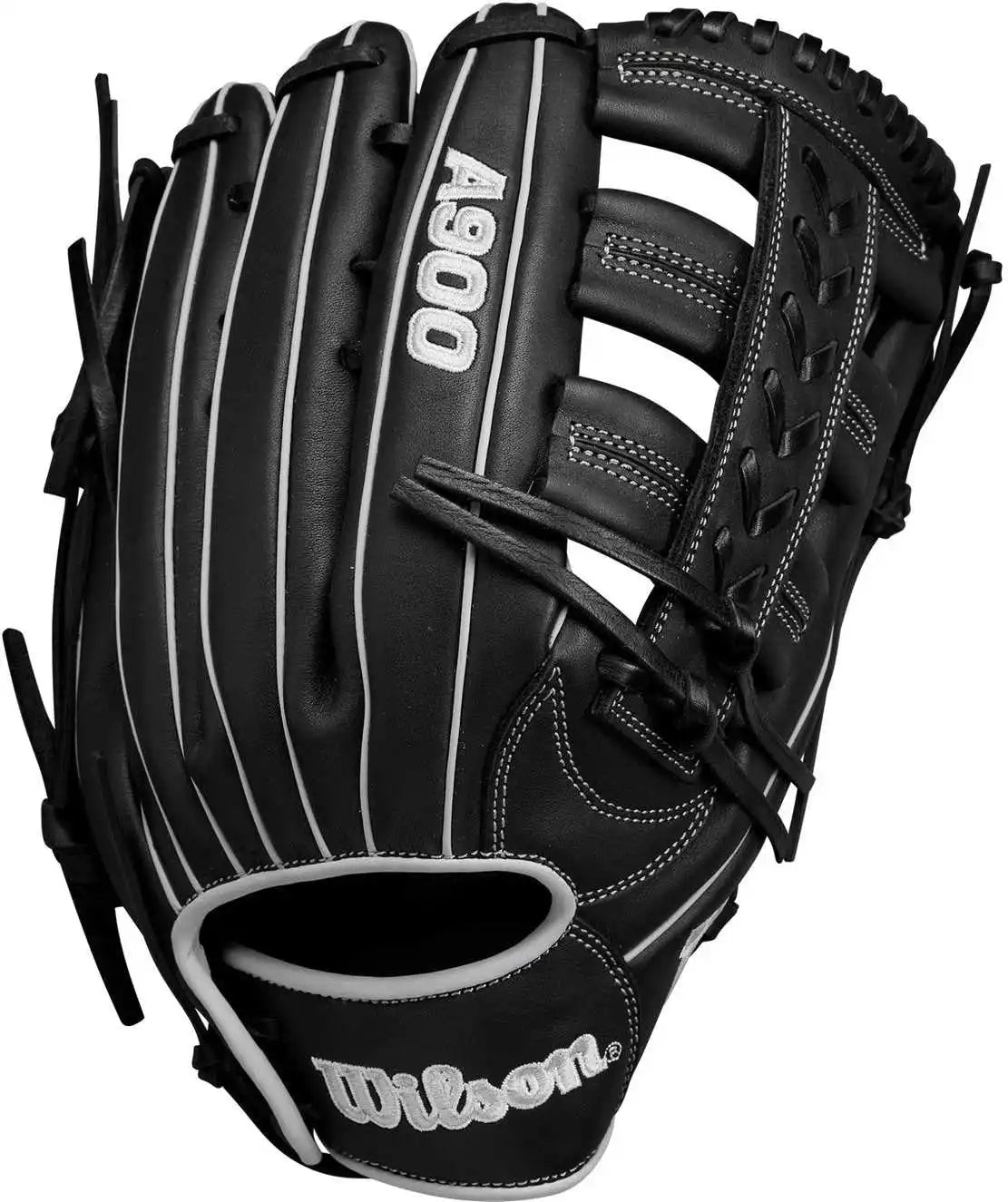 Wilson A900 Pf1892 12.25’’ Outfield Gloves Wbw10257 - Black White Silver