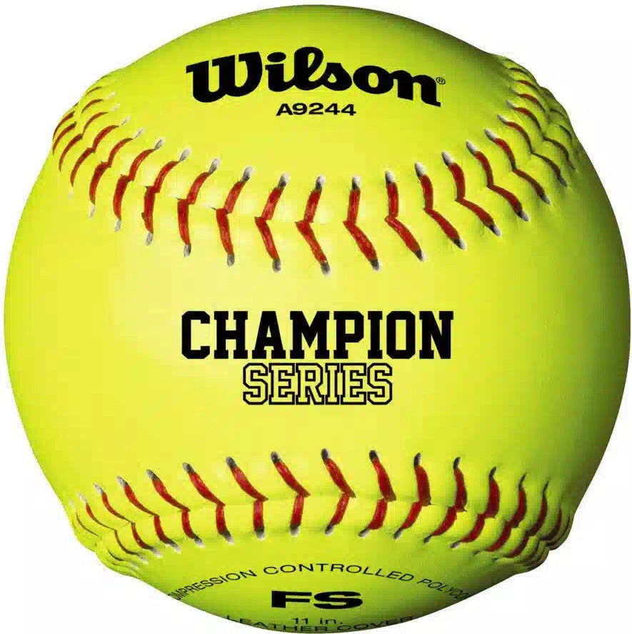 Wilson A9244 Yr W/ Nfhs Stamp 11ya Wta9244bnfhsyr- Dozen - Yellow