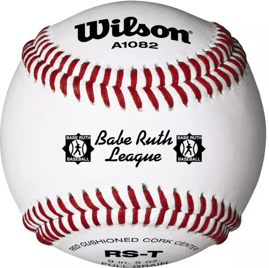 Wilson Babe Ruth Tournament Play Wta1082bs- Dozen - White