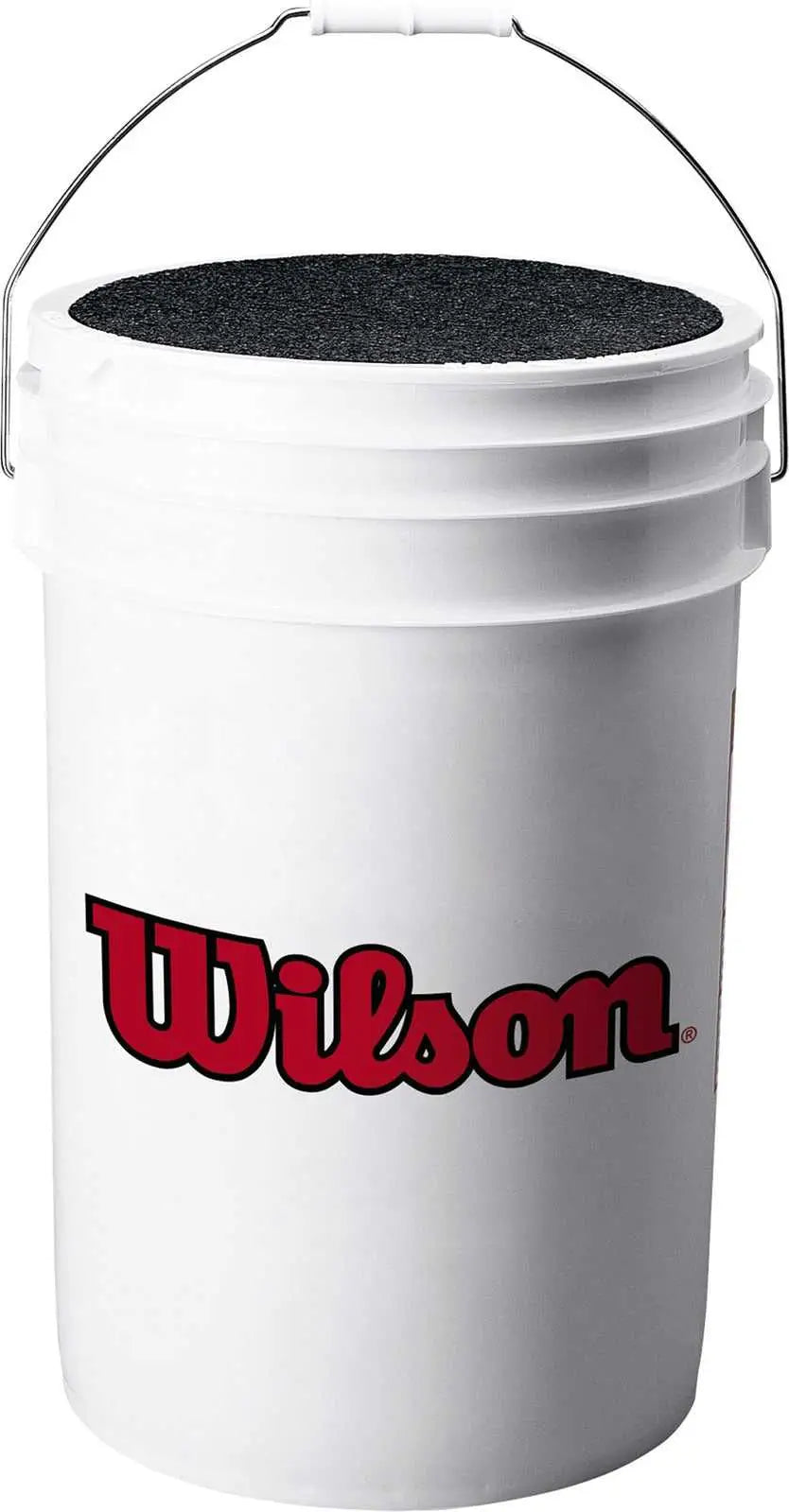 Wilson Ball Bucket with Padded Lid A3948 - White