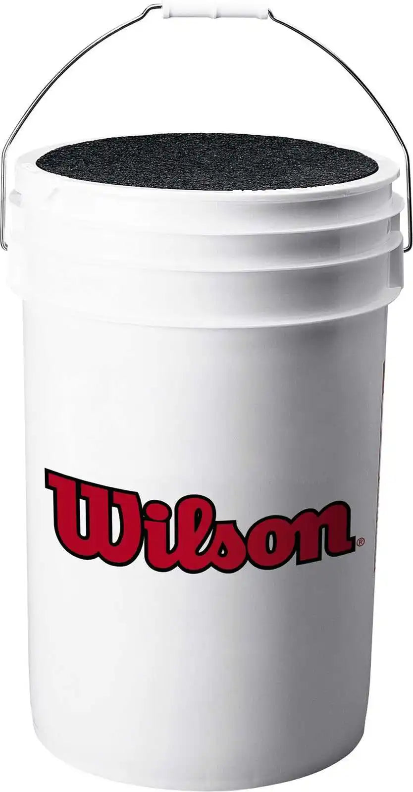Wilson Ball Bucket with Padded Lid A3948 - White