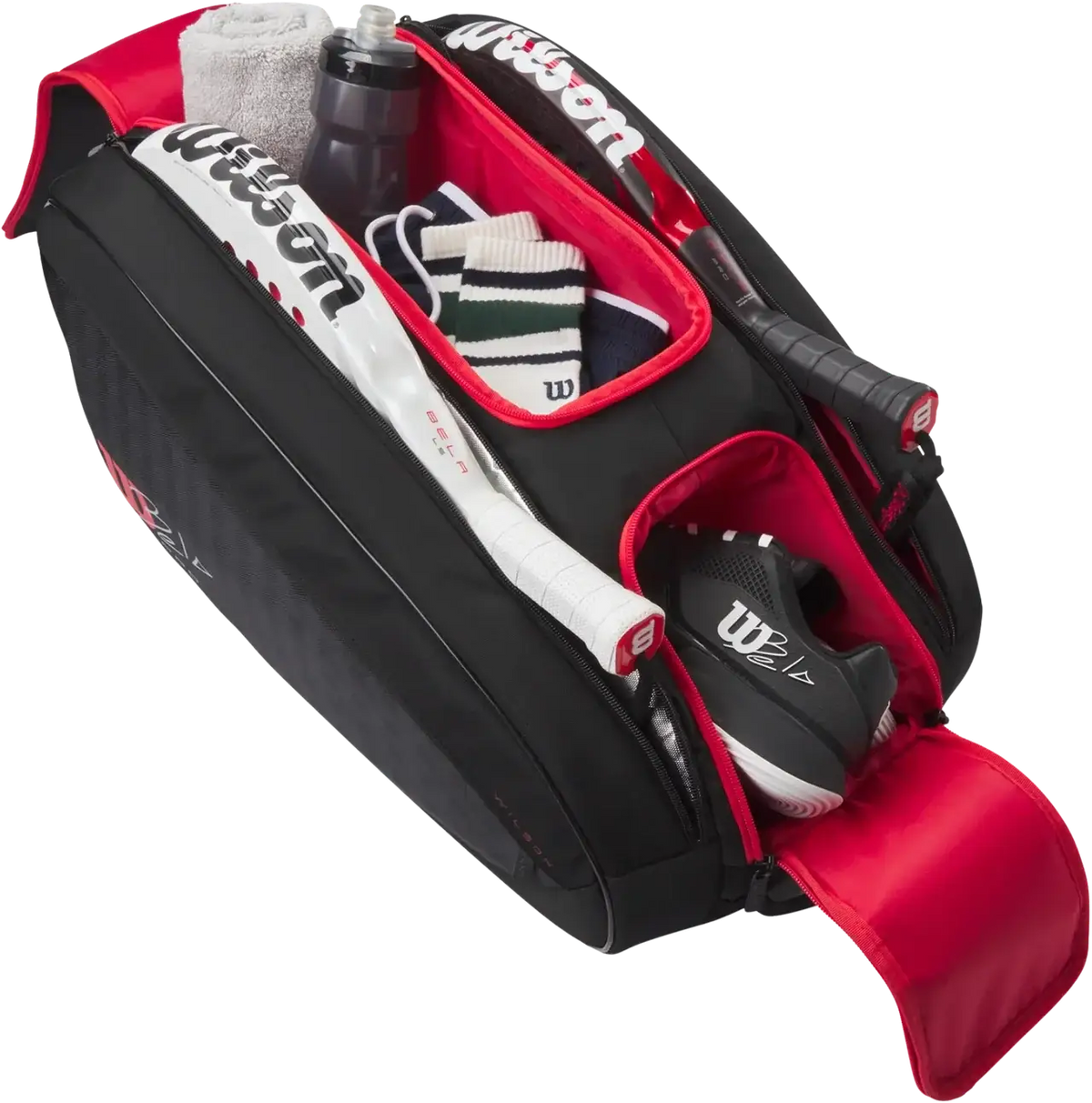 Wilson Bela V3 Padel Racket Bag Black/red