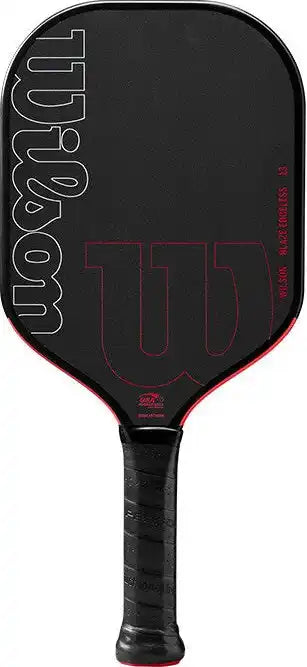 Wilson Blaze Edgeless 13 Pickleball Paddle - Black Red