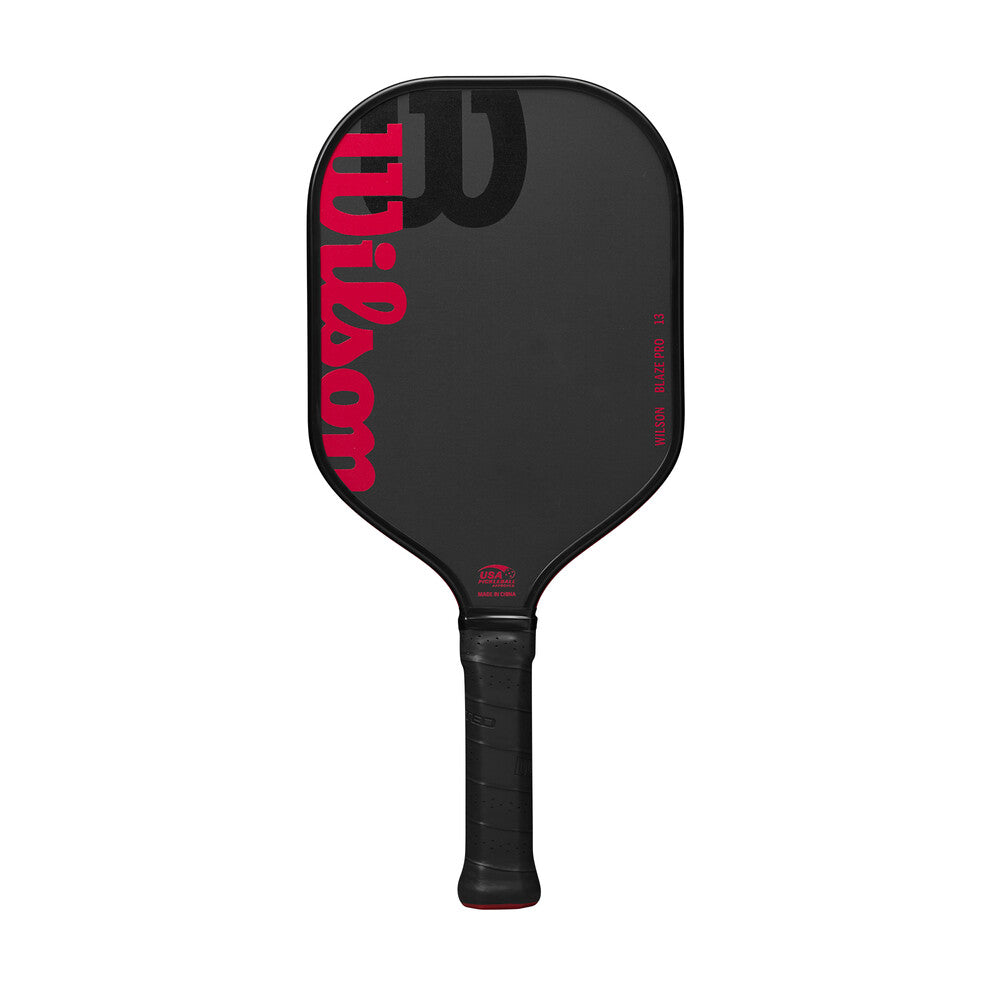 Wilson Blaze Pro 13 Pickleball Paddle - Black Red - HIT a Double