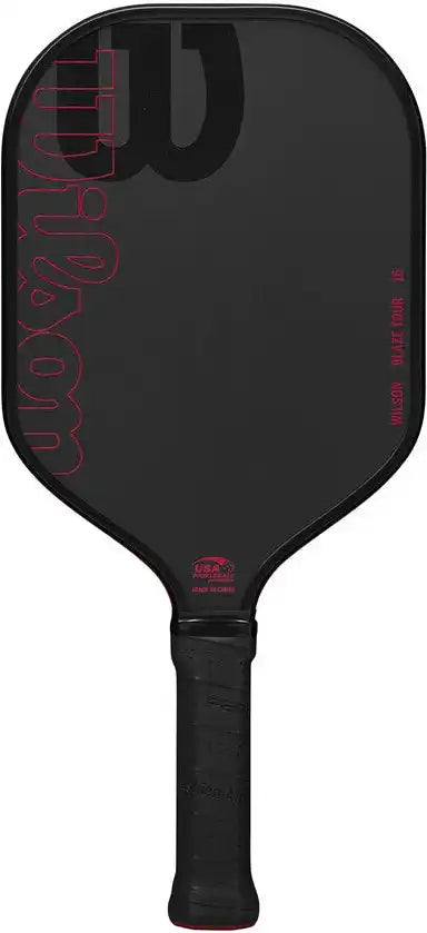 Wilson Blaze Tour 16 Pickleball Paddle - Black Red