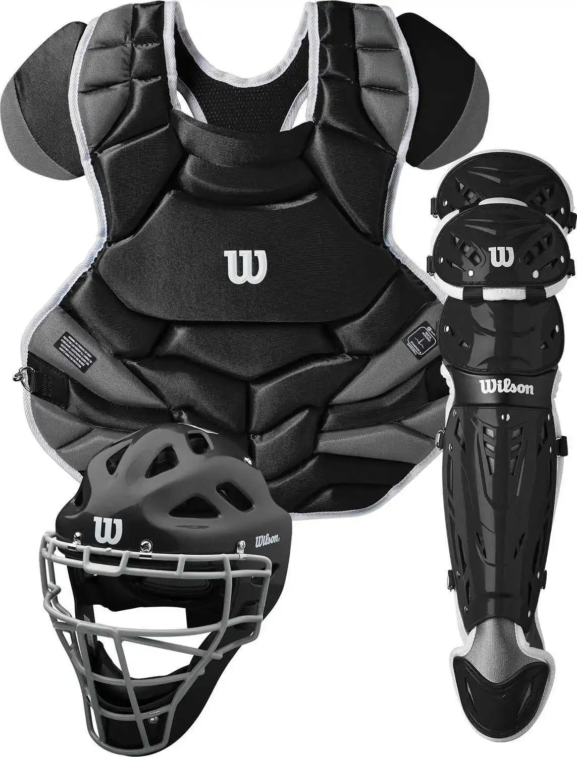 Wilson C1k Nocsae Catcher’s Gear Kit - Black