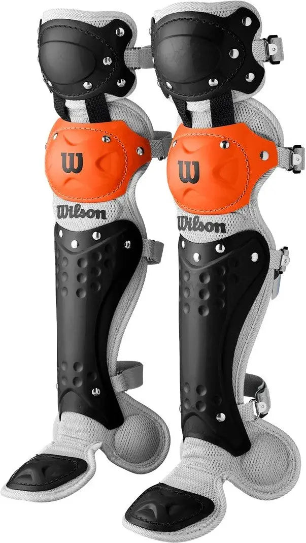 Wilson C200 Youth Baseball Catcher’s Set - Black Orange