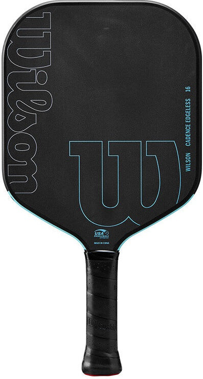 Wilson Cadence Edgeless 16 Pickleball Paddle - Black Blue