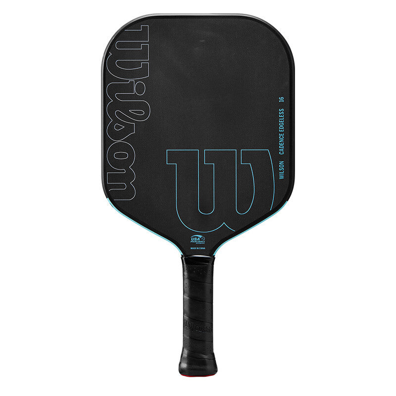 Wilson Cadence Edgeless 16 Pickleball Paddle - Black Blue - HIT a Double