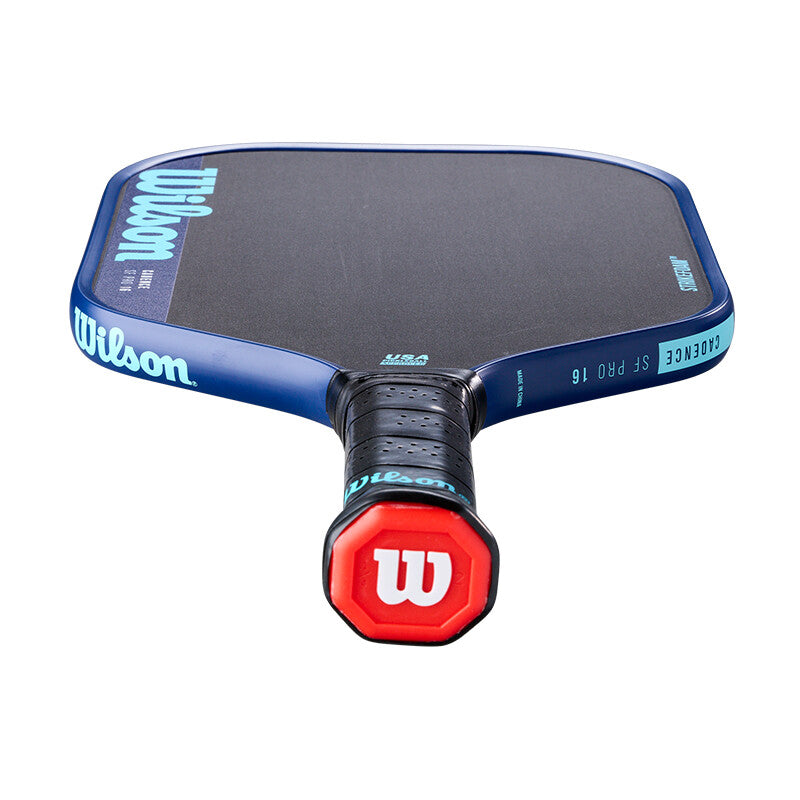 Wilson Cadence Sf Pro 16 Pickleball Paddle - Bk/bl / Os