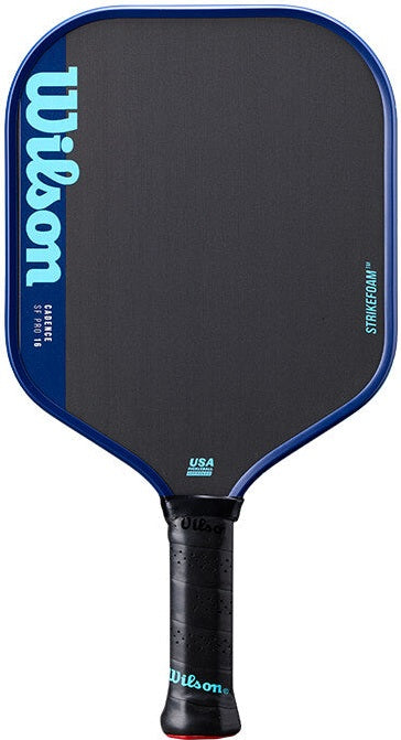 Wilson Cadence Sf Pro 16 Pickleball Paddle - Black Blue