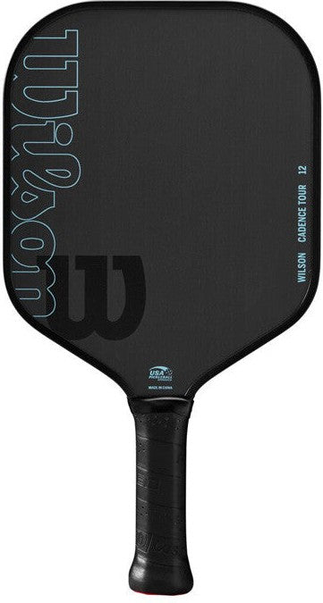 Wilson Cadence Tour 12mm Pickleball Paddle - Black Blue