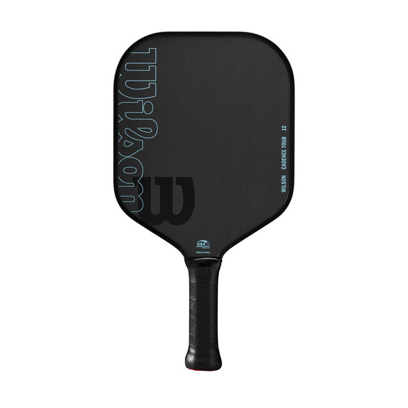 Wilson Cadence Tour 12mm Pickleball Paddle - Black Blue - HIT a Double
