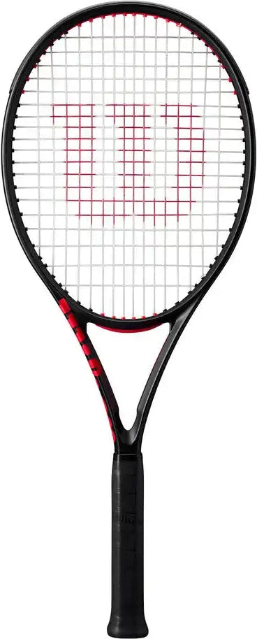 Wilson Clash 100l V3 Tennis Racket - Black Red