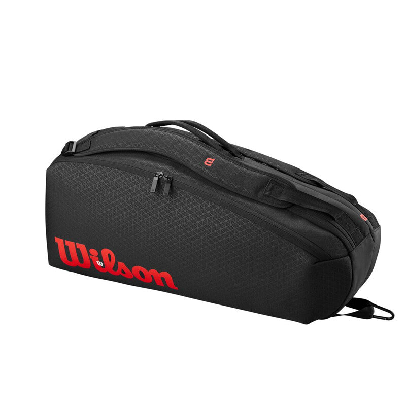 Wilson Clash V3 6-pack (black/red) - Bk/rd / Os