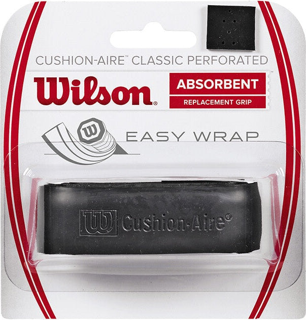 Wilson Cushion-aire Perforated Replacement Grip - Black