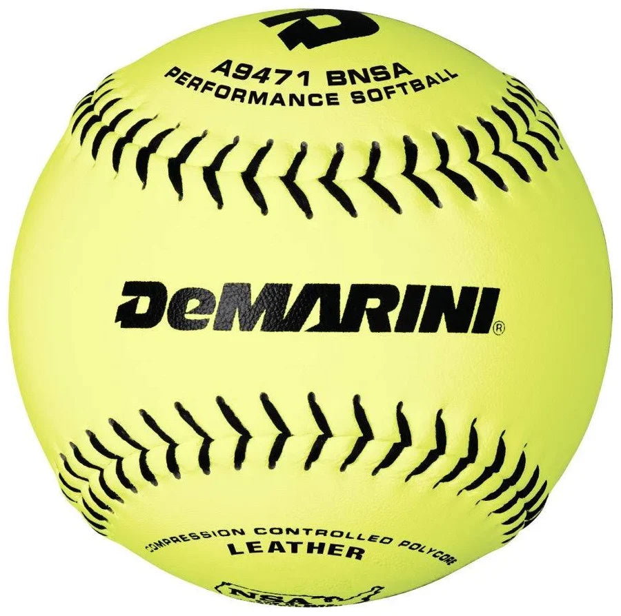 Wilson Demarini Nfhs 12’’ Softball Wtall12yn- Dozen - Yellow