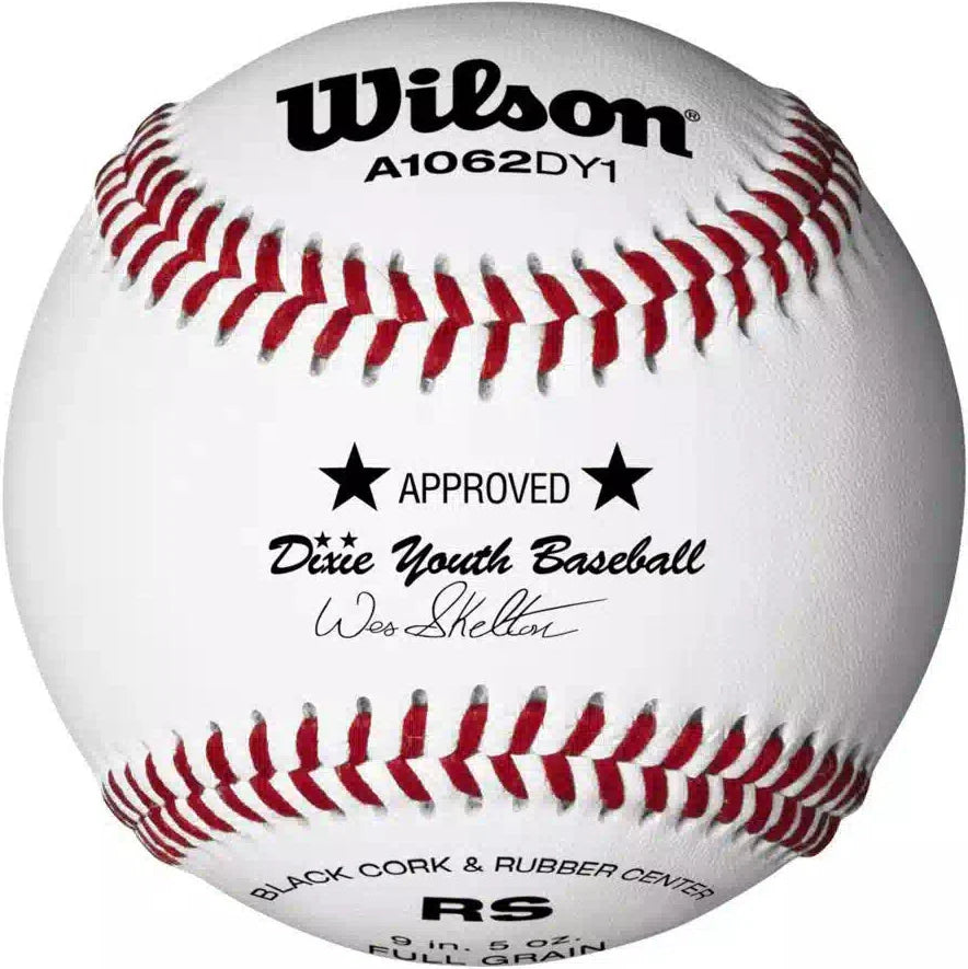 Wilson Dixie Youth Regular Season Play Wta1062b- Dozen - White