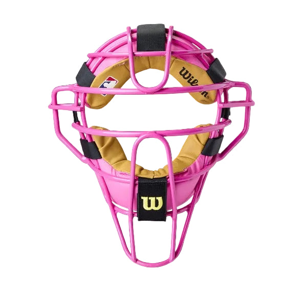 Wilson Dyna-lite Pink Aluminum Umpire Facemask Wb5774301