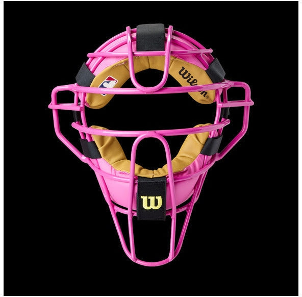 Wilson Dyna-lite Pink Aluminum Umpire Facemask Wb5774301 - Osfm