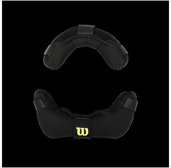 Wilson Dyna-lite Umpire Replacement Memory Foam Facemask Pads Wb5721101 - Black - Osfm