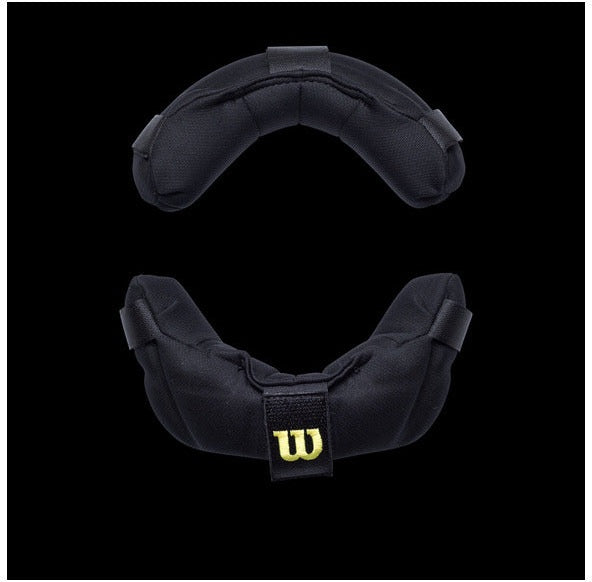 Wilson Dyna-lite Umpire Replacement Synthetic Leather Facemask Pads Wb5721201 - Black - Osfm