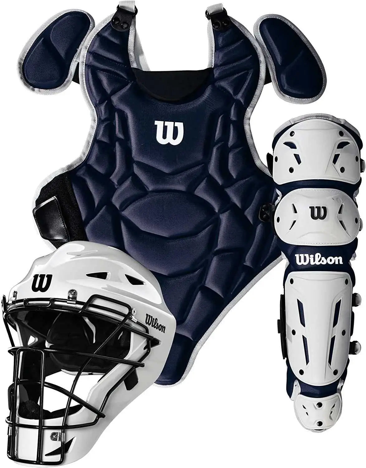 Wilson Ez Gear 2.0 Youth Baseball Catcher’s Set - Navy
